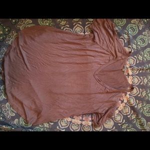 Charlotte Russe Cold Shoulder Top